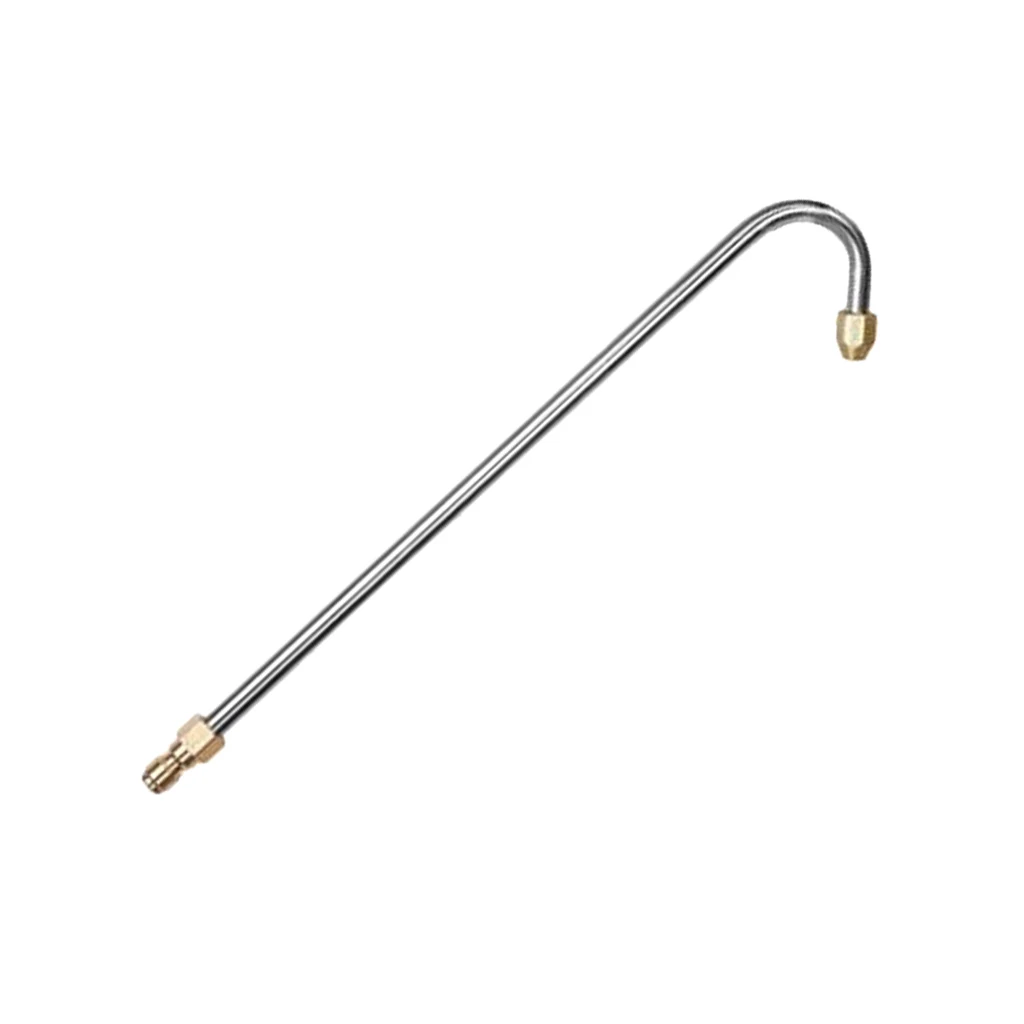 Universal Pressure Washer Nozzle Extension Copper Stainless Steel Spray Wand for Hard Reach Area