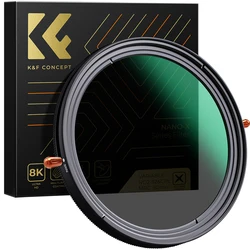 K&F Concept 2in1 Variable ND Filter+CPL Circular Polarizing Filter 67mm 72mm 77mm 82mm 95mm ND2 to ND32 for Camera Lens Filter