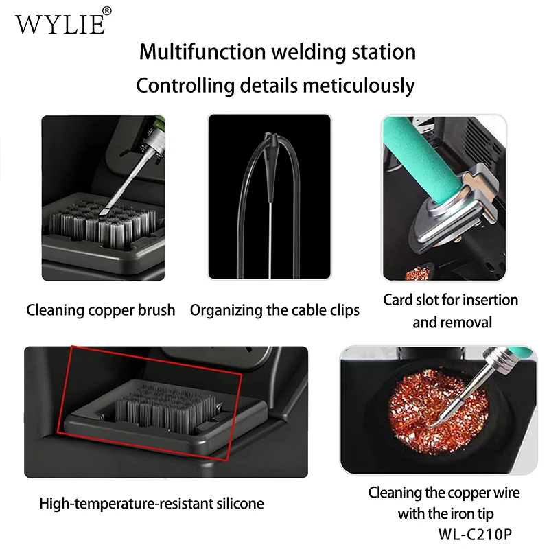 WYLIE Soldering Station Constant Temperature Welding Station for Mobile Tablet Repair Motherboard PCB IC Chip Soldering Tool