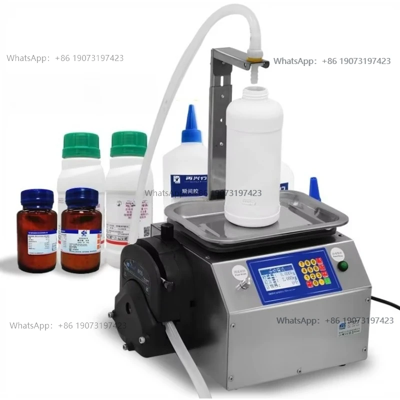CSY-L13 Semi-Automatic High Flow Peristaltic Pump Liquid Machine Water Oil Honey Use Laundry Detergent Gel Viscous Liquid