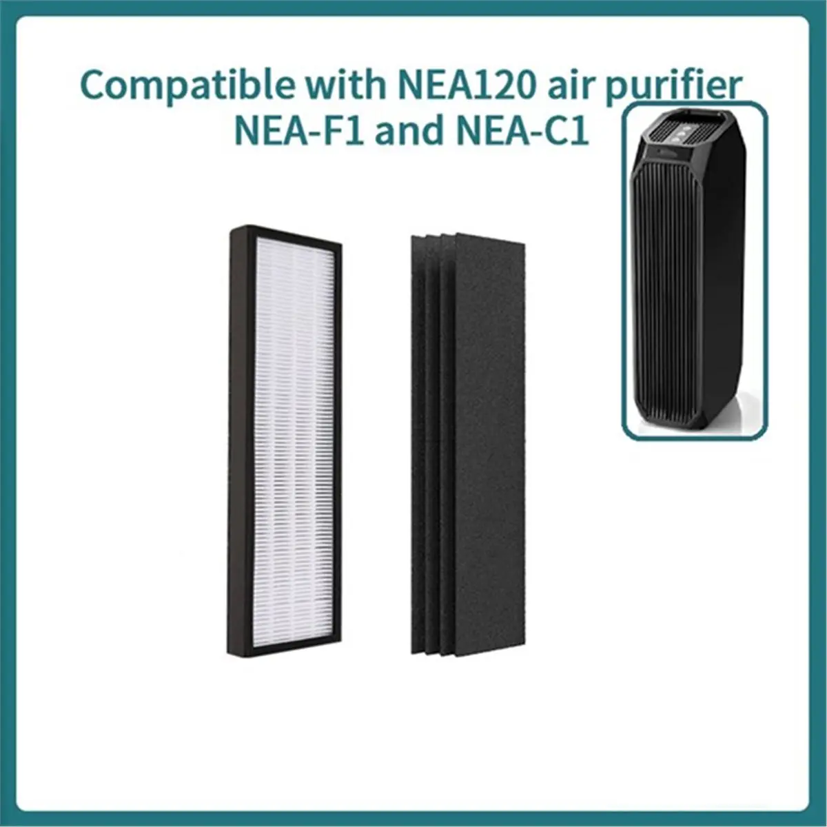 FZFZ Replacement Filter Kit for Instant Clear NEA120 NEA-F1 NEA-C1 Air Purifiers Replacement Parts
