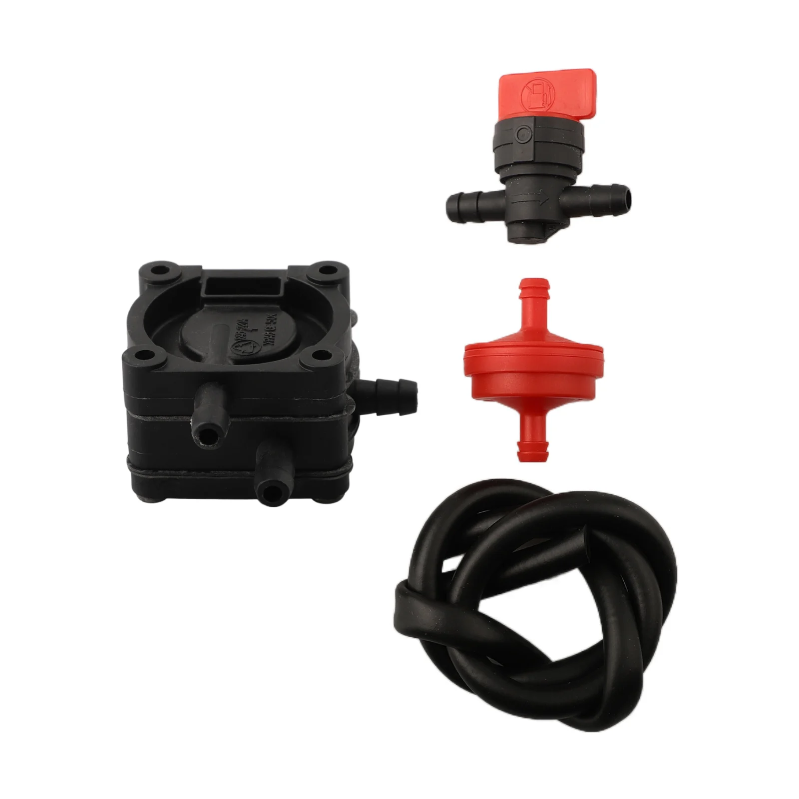 Ersatz-Kraftstoffpumpensatz für Tecumseh OHM120 für Motoren der OHV-Serie, inklusive Pumpen-Kraftstoffleitung und Filterkomponenten