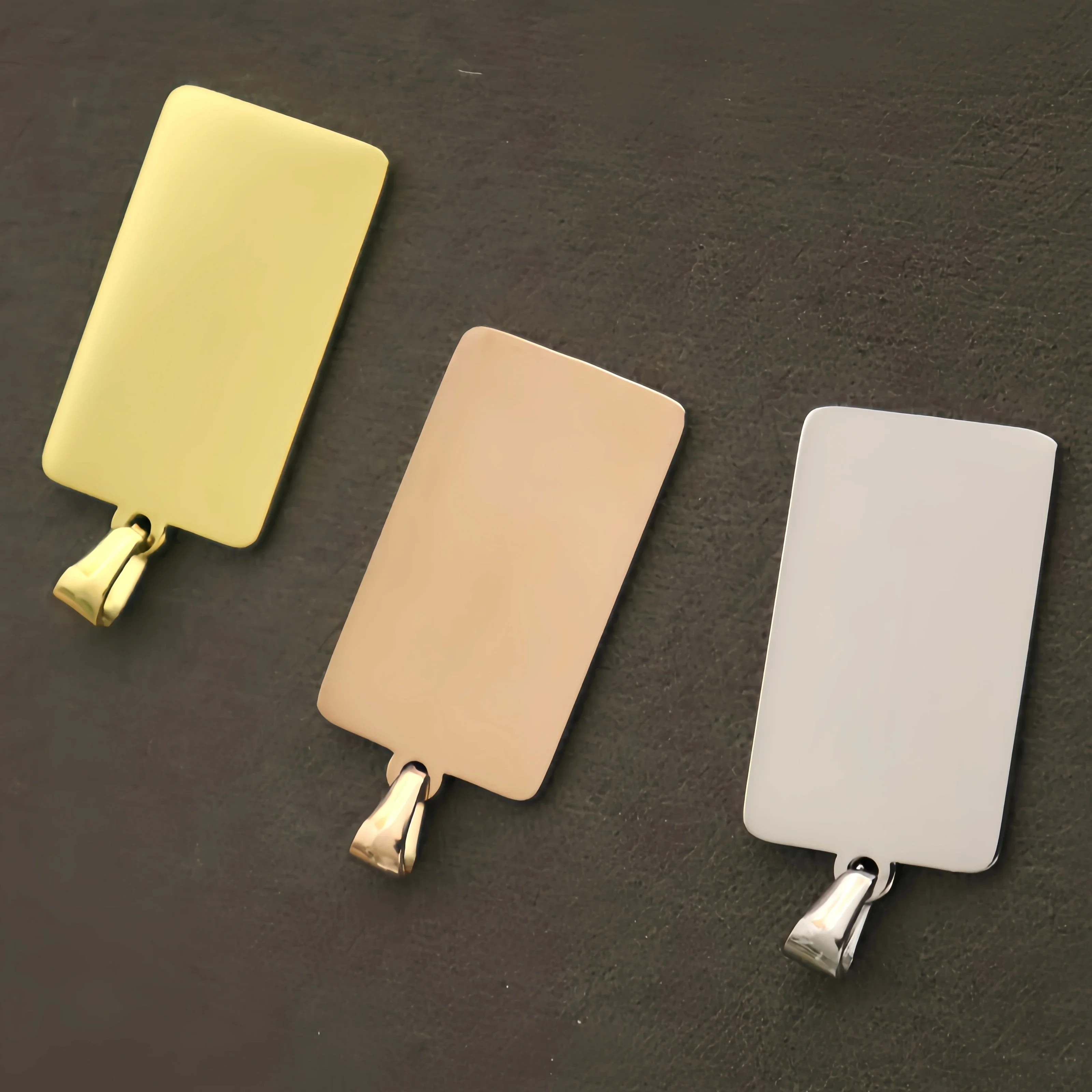 20Pcs/Lot Quality Stainless Steel Military Army Stamping Blanks Dog Tags Necklace Pendant Jewelry Wholesale