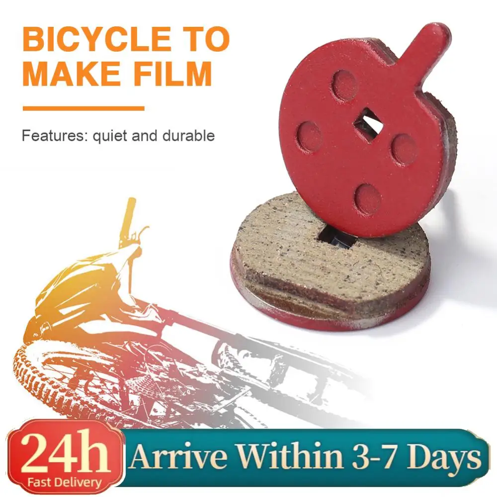 

2 комплекта сменных тормозных колодок для горного велосипеда MTB, полуметаллические, полимерные, железные, для дисковых тормозов, запчасти для велосипедов