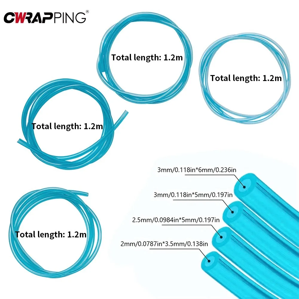 

4Pcs Petrol Fuel Line Hose for Strimmers Trimmer Chainsaws Saw Blower Brushcutter Gas Pipe Hose High Performance Replacement