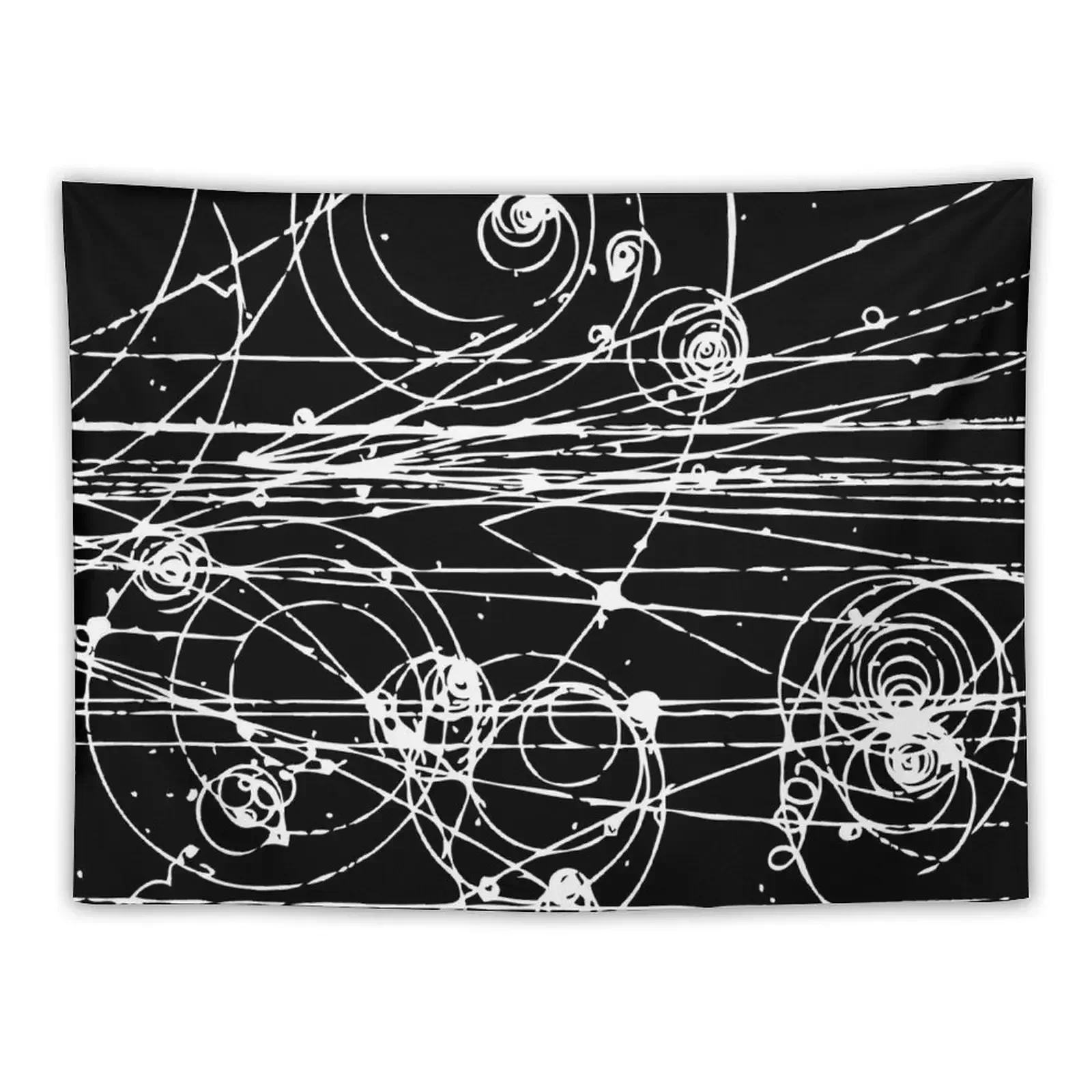 Particle tracks (dark) Tapestry Room Decor Cute Aesthetic Room Decors Tapestry