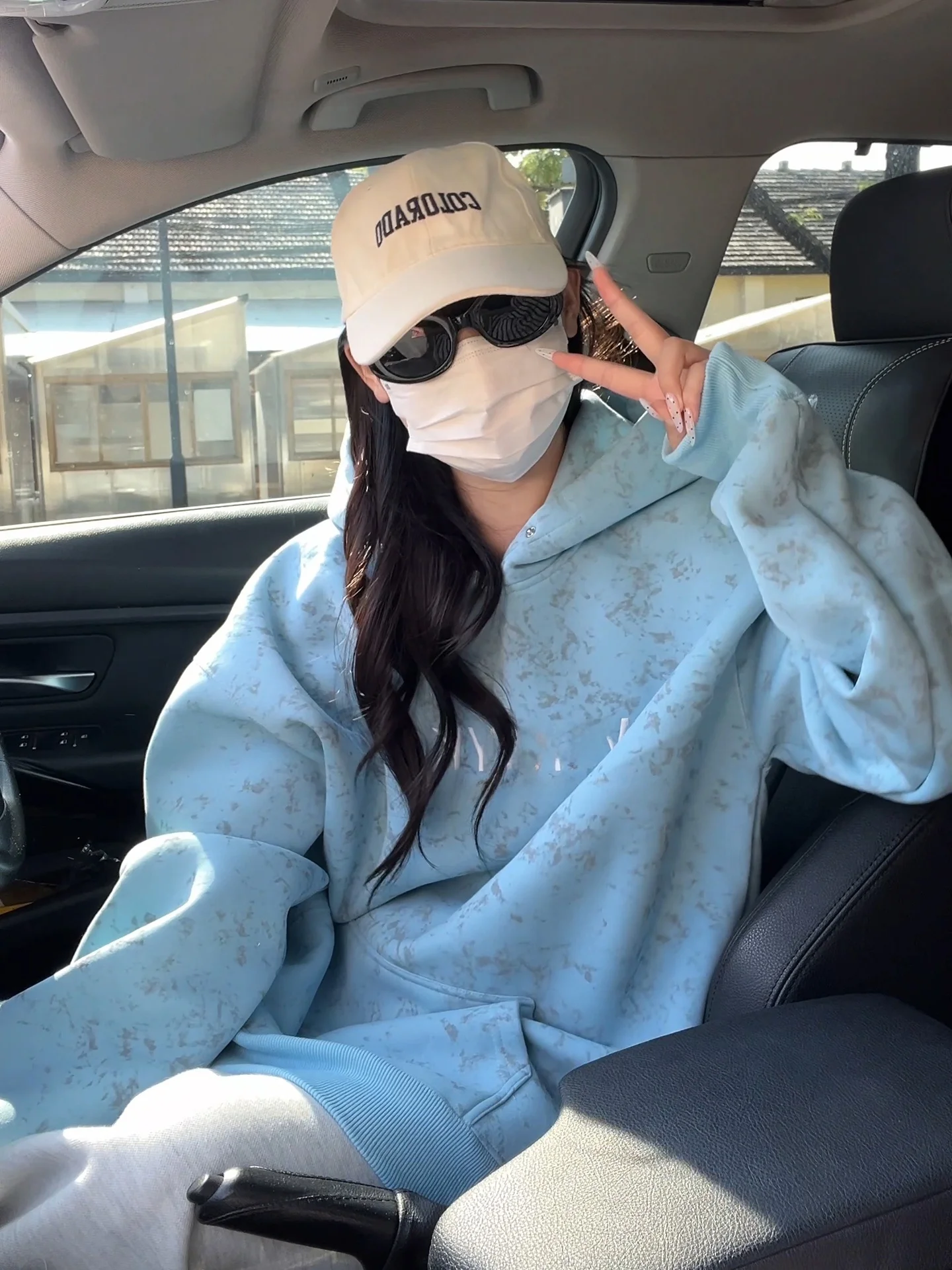 

Мужская толстовка с капюшоном, синяя, с вышивкой, из хлопка и полиэстера, утепленная, осенне-зимняя, с надписями, повседневная