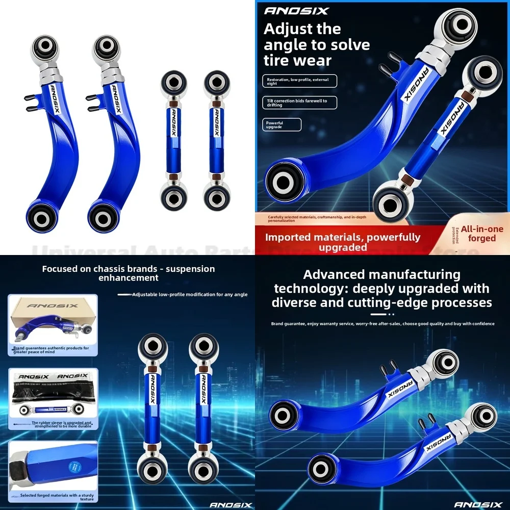 For Hyundai Santa Fe Zotye T600 Z700 T700 RS9 DAMAI X7 Hanteng Rear Wheel Alignment Arm Adjustable Control Arm Camber Kit