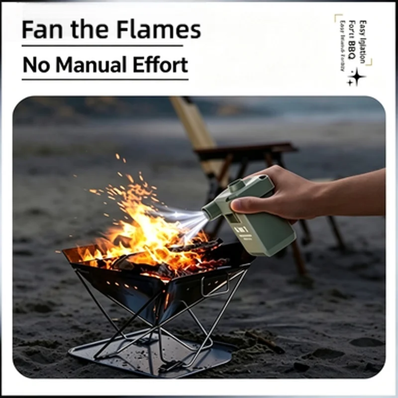 Mini Wireless Air Pump USB Rechargeable Portable Electric Inflator for Outdoor Camping SUP Boat Mattress Toys - view 3