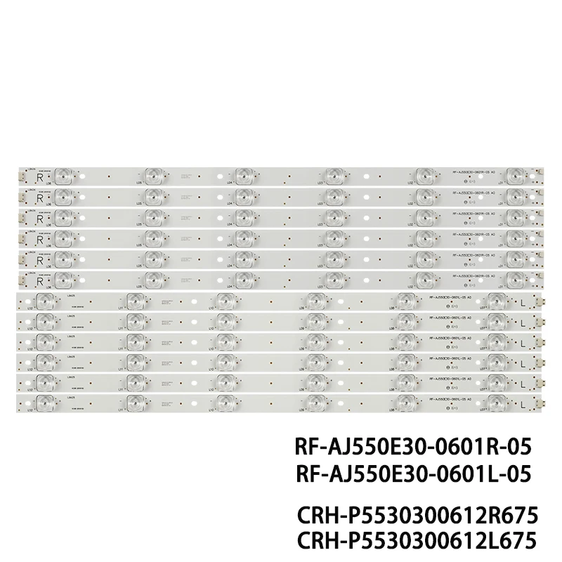 LED Backlight strip(12) RF-AJ550E30-0601R-05 RF-AJ550E30-0601L-05 for Sharp HWV55162Y LC-55CUF8472ES 55CUG8462K 55CUG8461KS