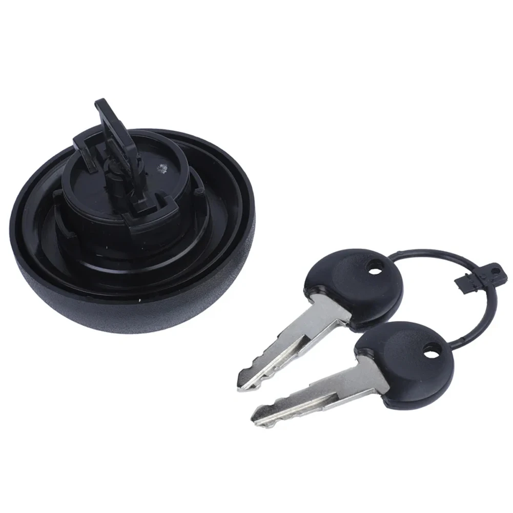 Sleek Black Fuel Tank Cap Designed for Renault Vehicles Including For Clio For Kangoo and For More With Two Keys