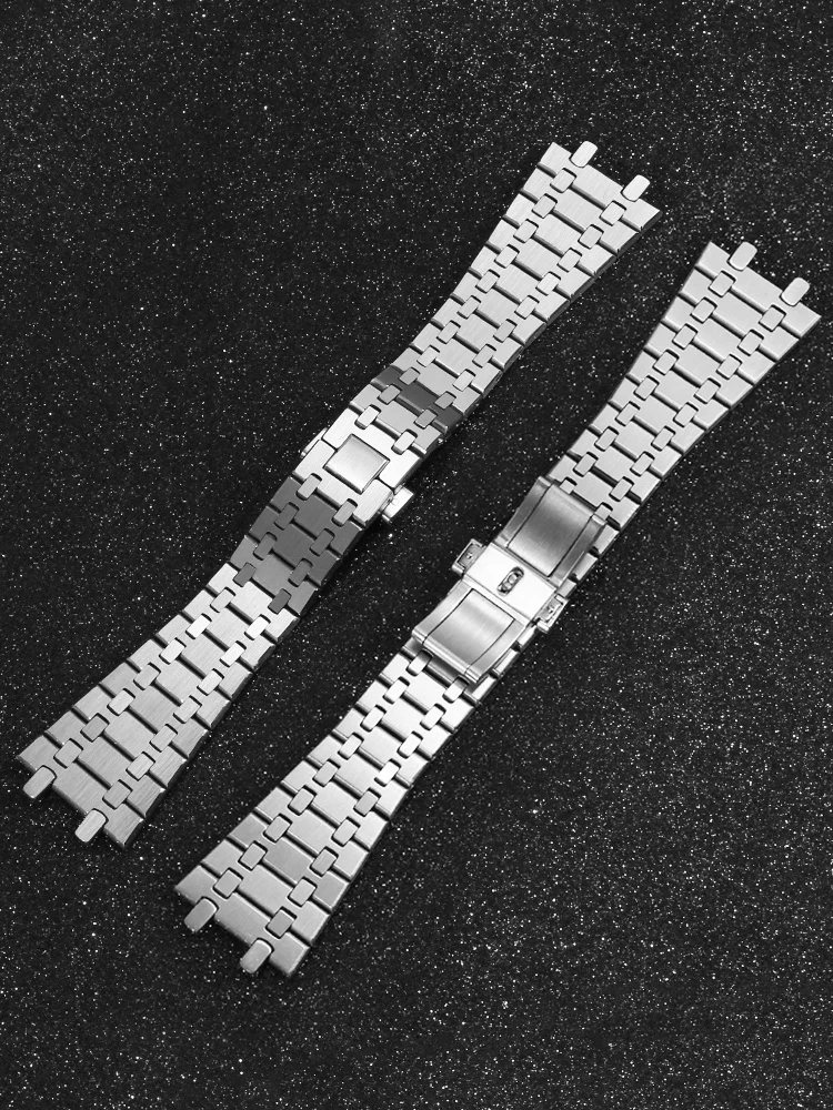 Stainless steel bracelet with A-P Audemars Piguet Royal Oak Series 15400 15500 stainless steel belt chain male 26mm