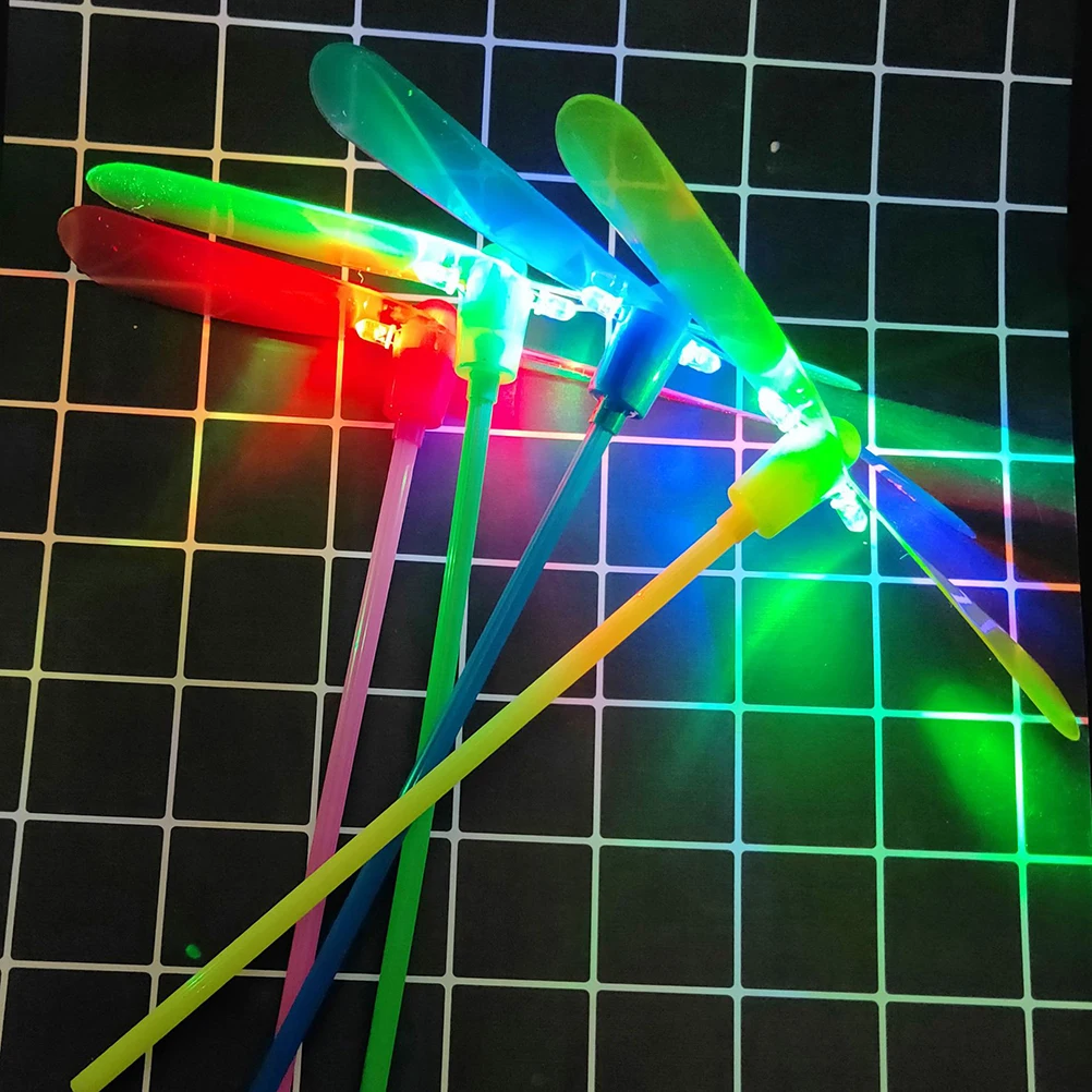 

20Pcs Colorful LED Glowing Dragonfly Toys Exciting Flying Toys for Kids Parent-child Interaction and Entertainment