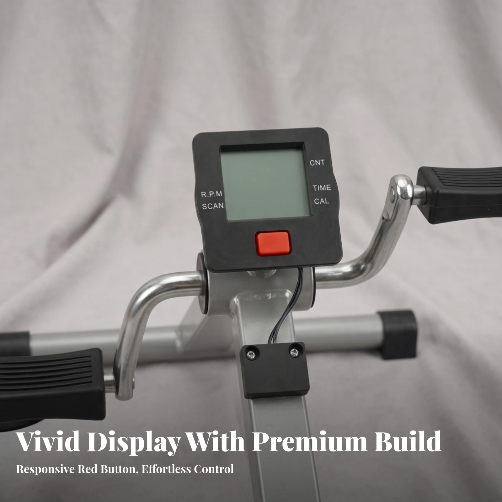 Exercise Bike Counter with LCD Display Multifunctional Stepper Counter with Wired Sensor Digital Fitness Monitor Easy to Read