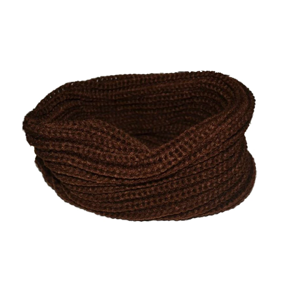 

Women Winter Warm One Circle Knit Wool Blend Loop Scarf Shawl Thick Neck Scarf Neck Warmer for Men Women