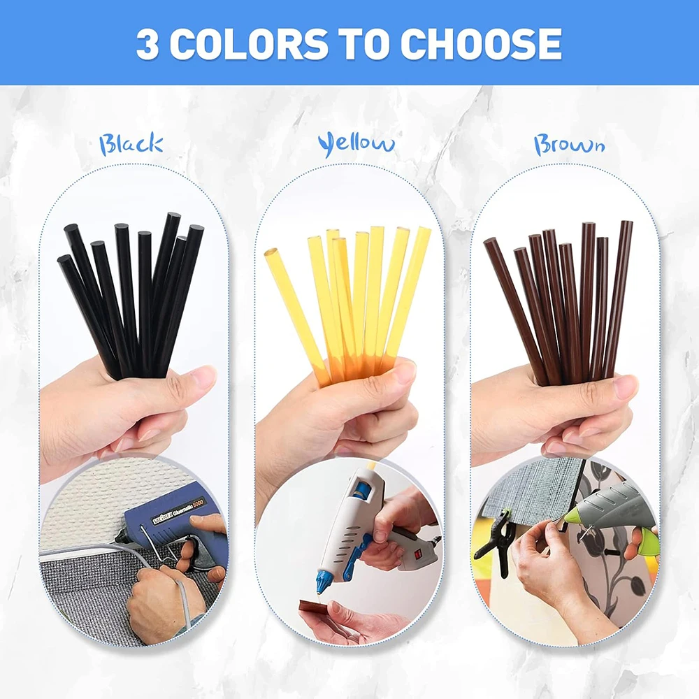 

Glue for hair extensions 0.7*10cm Keratin Glue Sticks Hot Melt Glue Sticks To Make Hair Tress Glue Sticks 3 Colors Optional