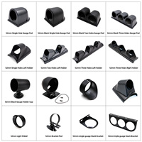 2INCH 52mm Car Gauge Pod Universal Black Single Double Triple Car Meters Holder for Left Right Drive Car for 2 Inch 52mm Gauges