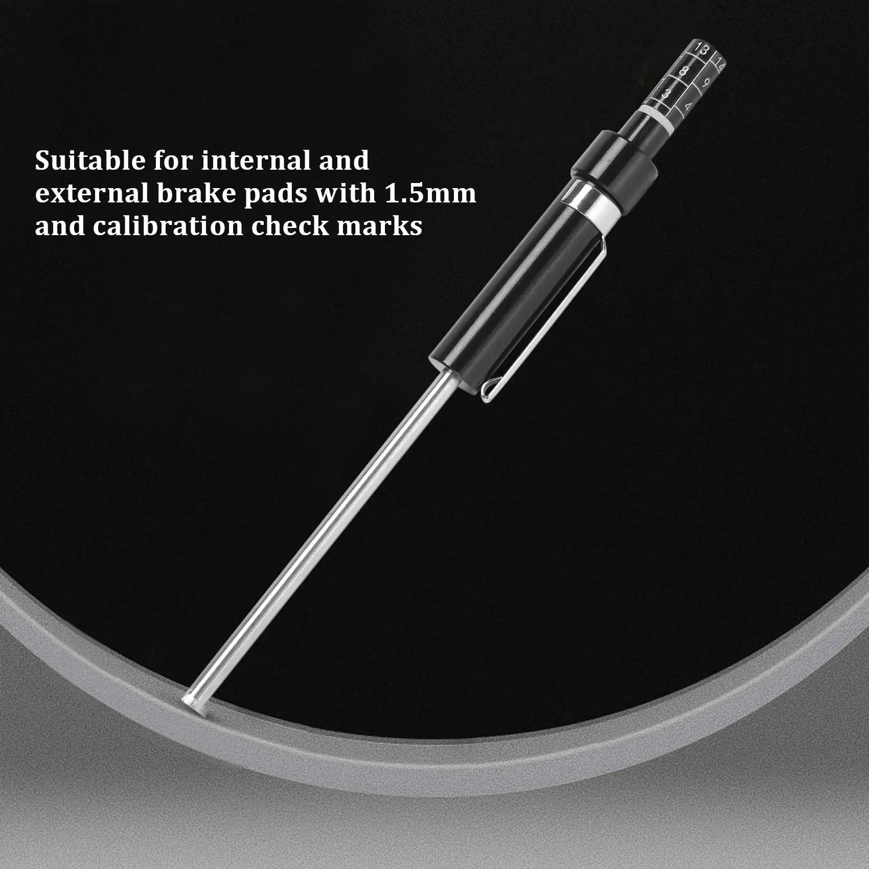 

B07A-Измеритель толщины тормозных колодок, ручка для обнаружения тормозных колодок для проверки тормозных колодок