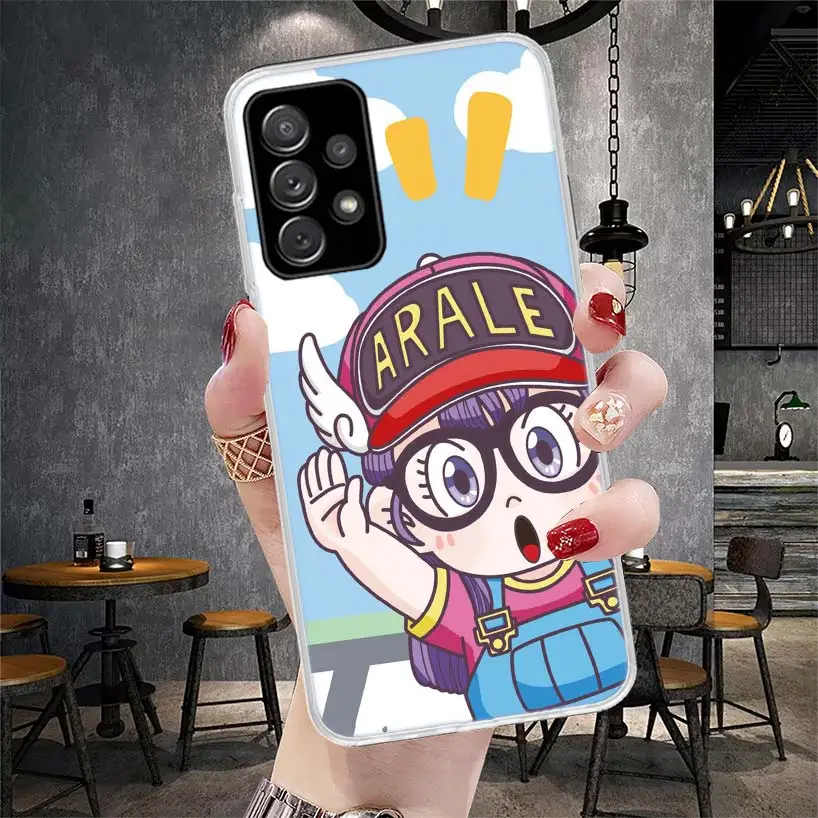 Dr Slump Arale Anime Phone Case For Samsung Galaxy A55 A54 A53 A52 A15 A14 A13 A12 A35 A34 A33 A32 A25 A24 A23 A22 A04S A03S A02