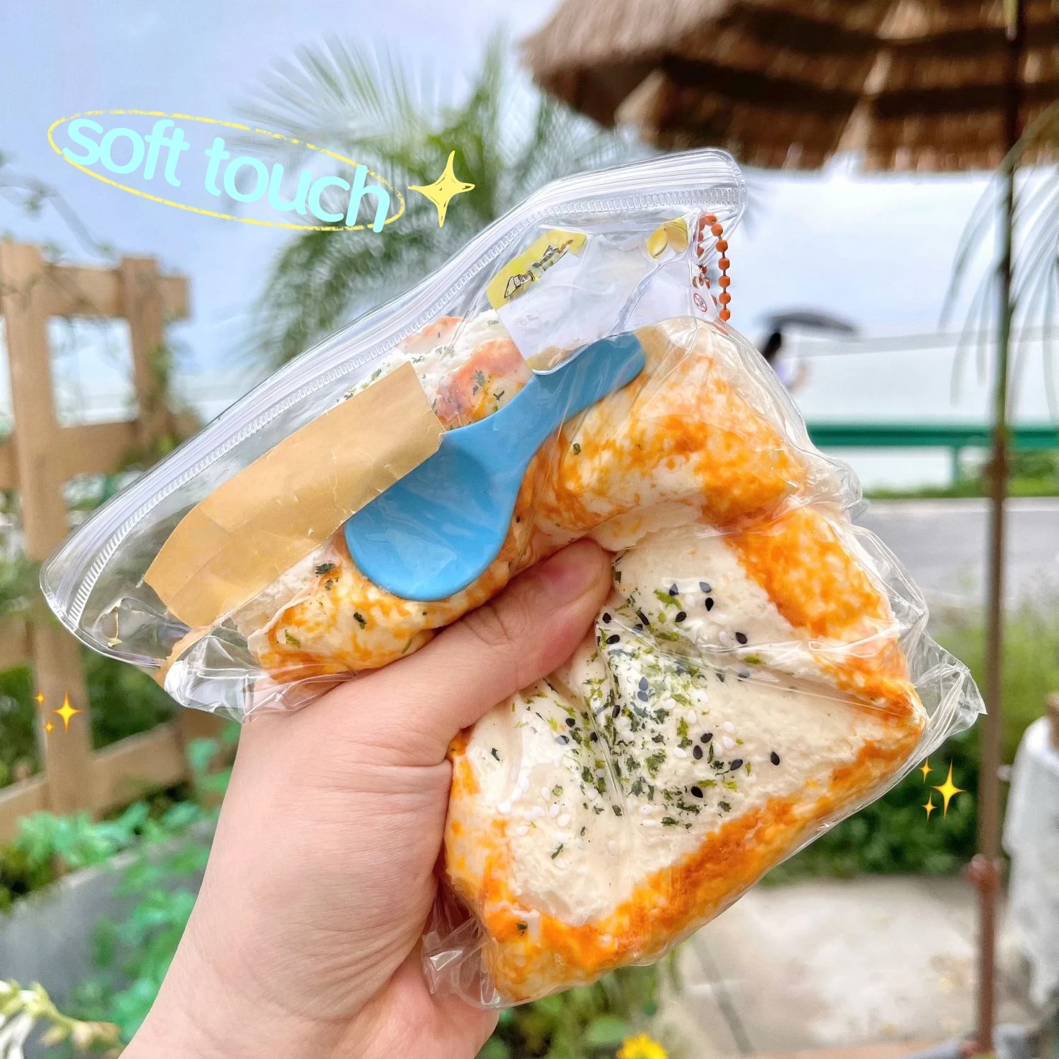 

Squishy Cake Stress Relief Sensory Fidget Toys Thick Cut Sandwich Soft Antistress Squeeze Toys Anxiety Relief Gifts Kids Adults