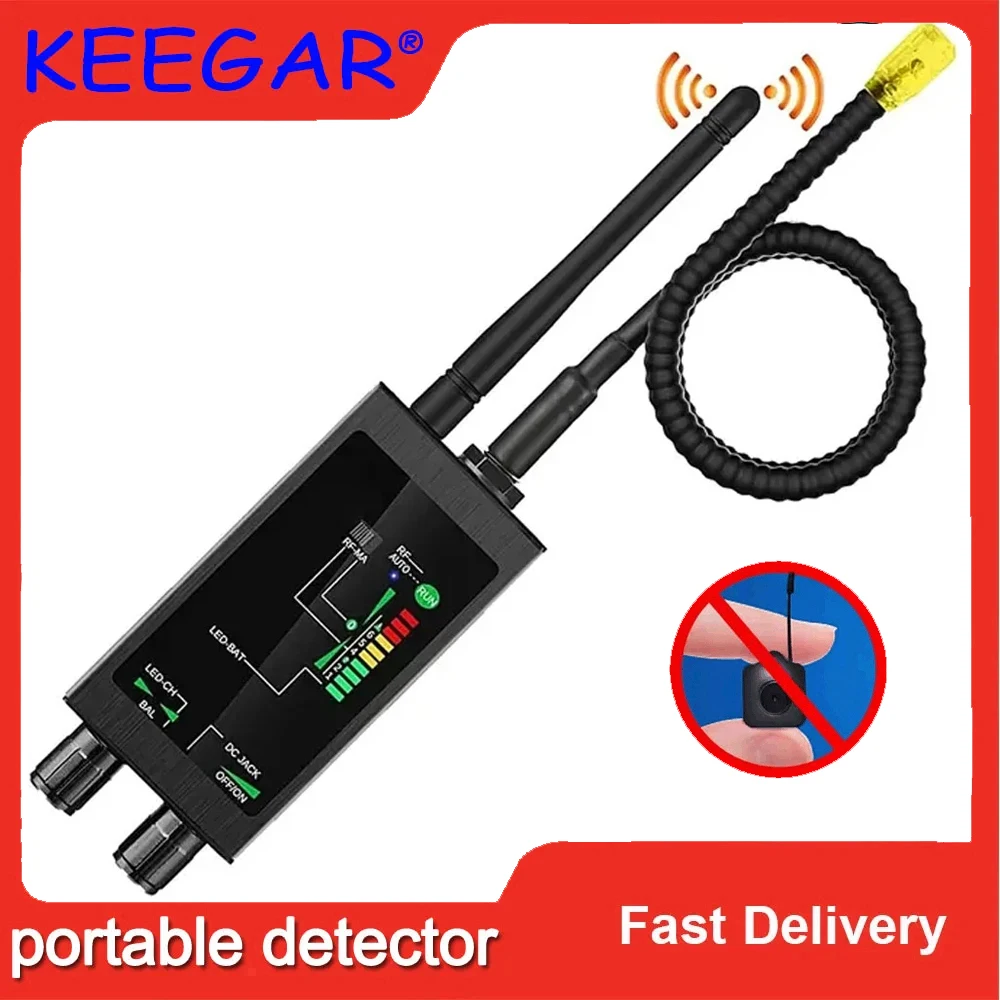 GPS Detector, Anti Spy Gadgets GSM GPS Tracker Strong Magnetic hidden camera Finder, microphone detector Spy Things devices