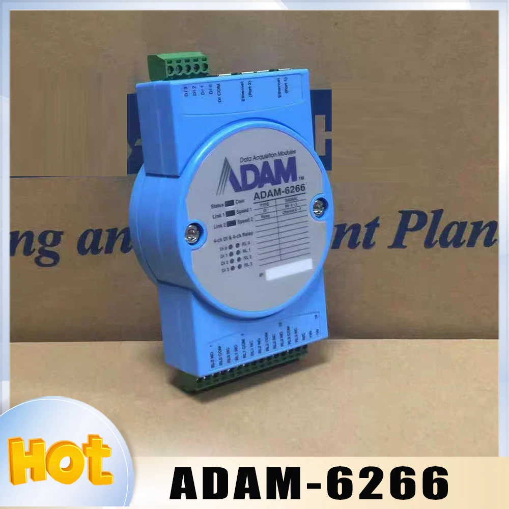 

Для Advantech Modbus TCP 4-канальный релейный модуль вывода ADAM-6266
