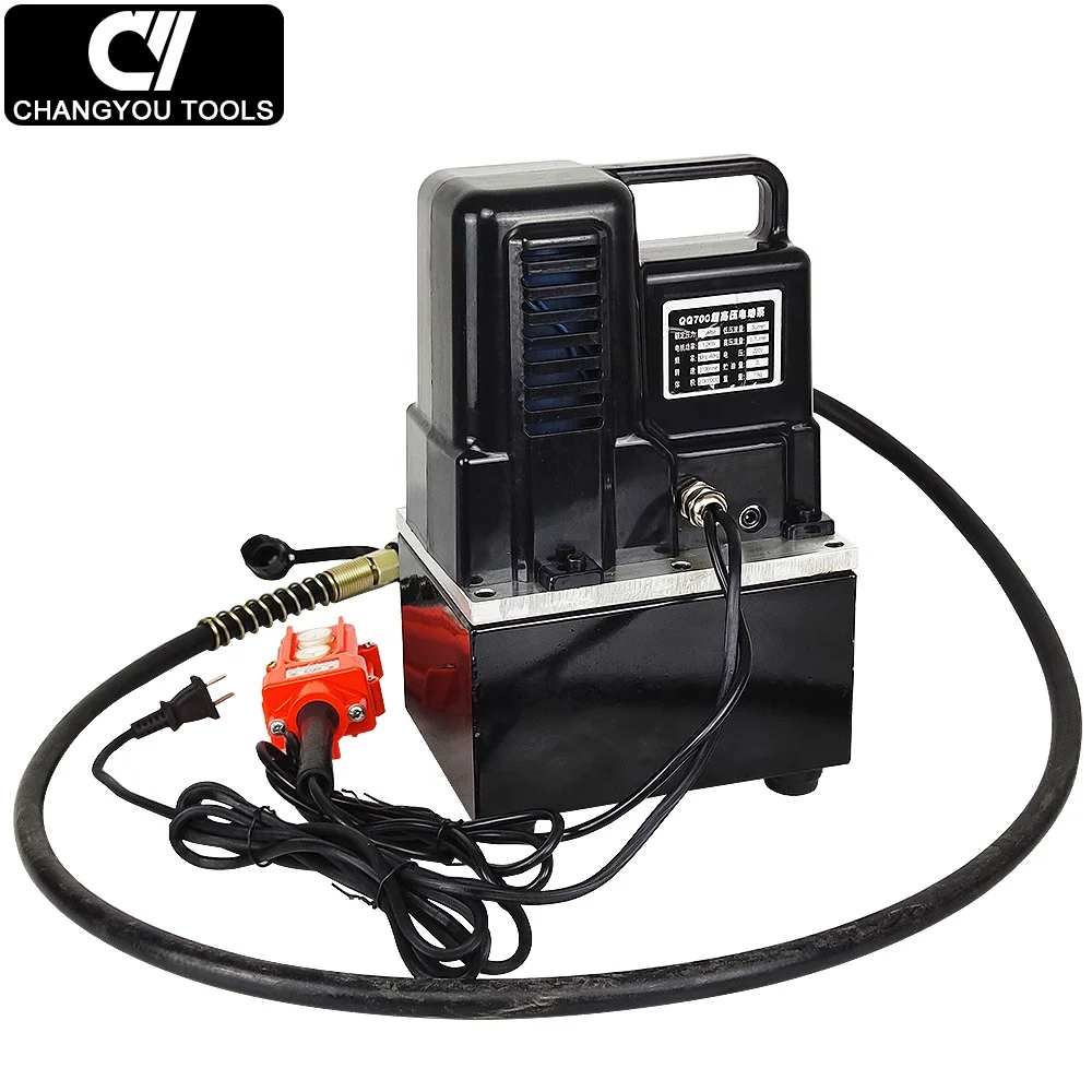 QQ-700 مضخة هيدروليكية محمولة تعمل بالطاقة الكهربائية 700 بار #4