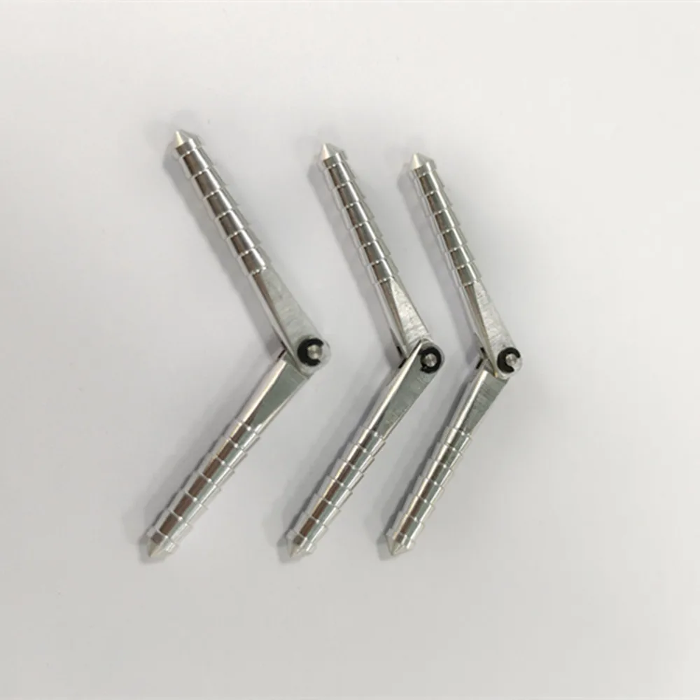 5Pcs Aluminum Pin Hinges 68mm for RC Fixed-Wing Airplane Aileron Elevator Rudder, Durable Control Surface Hinges Upgrade Parts