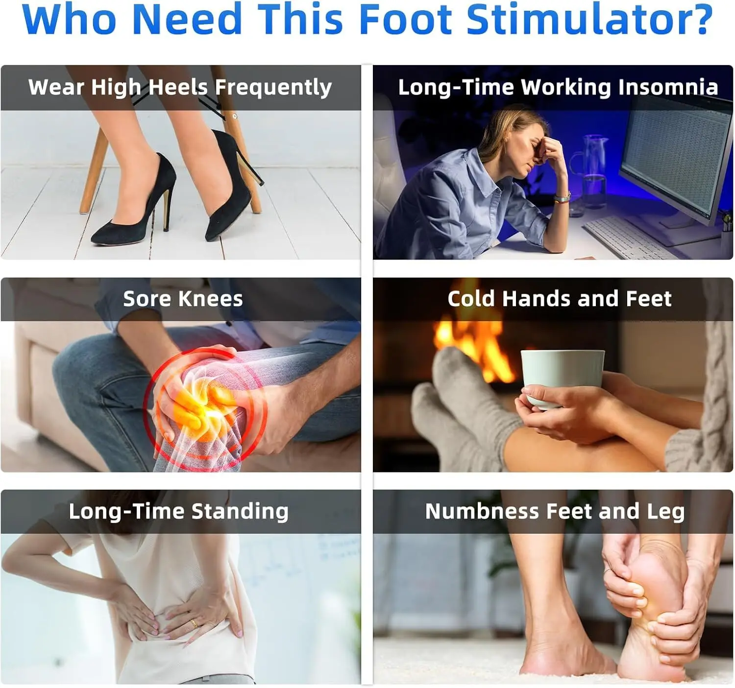 New Type Electromagnetic Foot Massager Body Therapy Machine EMS TENS Foot Massager machine