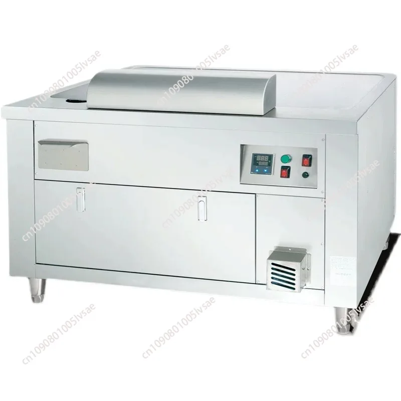 New Electric Teppanyaki 1.12m 1.5m Iron Plate Griddle Large Commercial Teppanyaki Grilling Equipment
