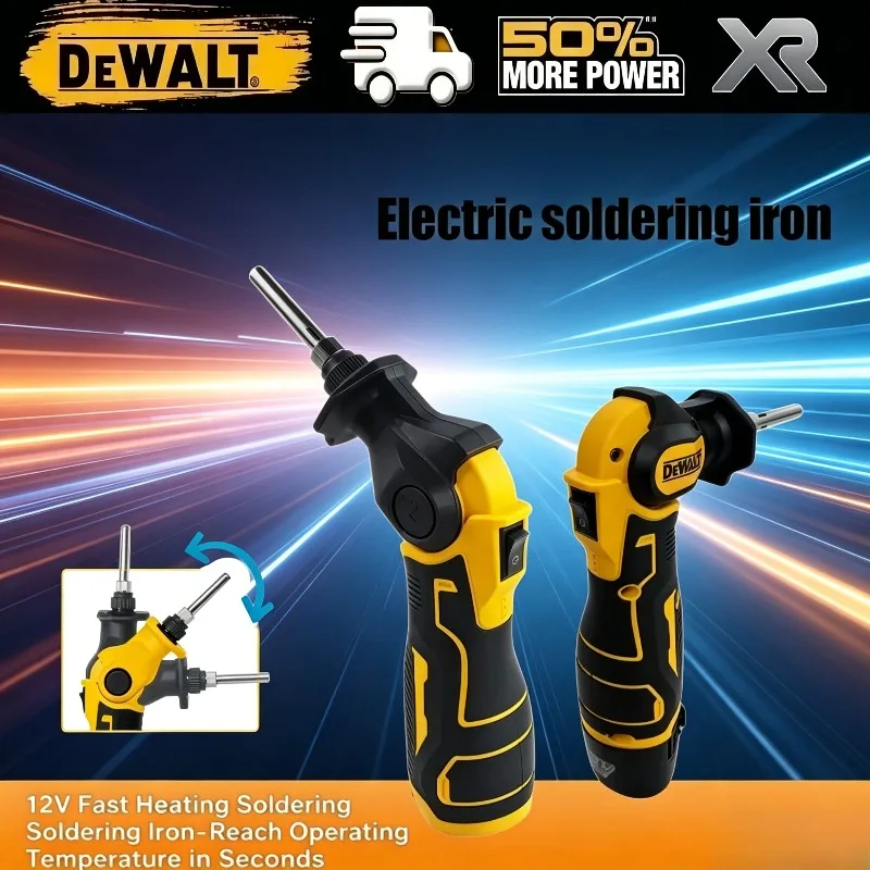 

Электрический паяльник Dewalt 30 Вт, быстрый нагрев, регулируемая температура, для инструментов