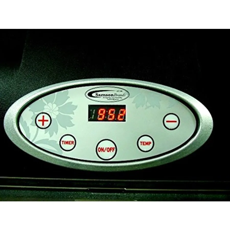 مجفف سامسون الصامت 6-صينية مع مؤقت رقمي وتحكم في درجة الحرارة لتجفيف الفواكه والخضروات ولحم البقر والأعشاب المتشنجة للكلاب Tr #4