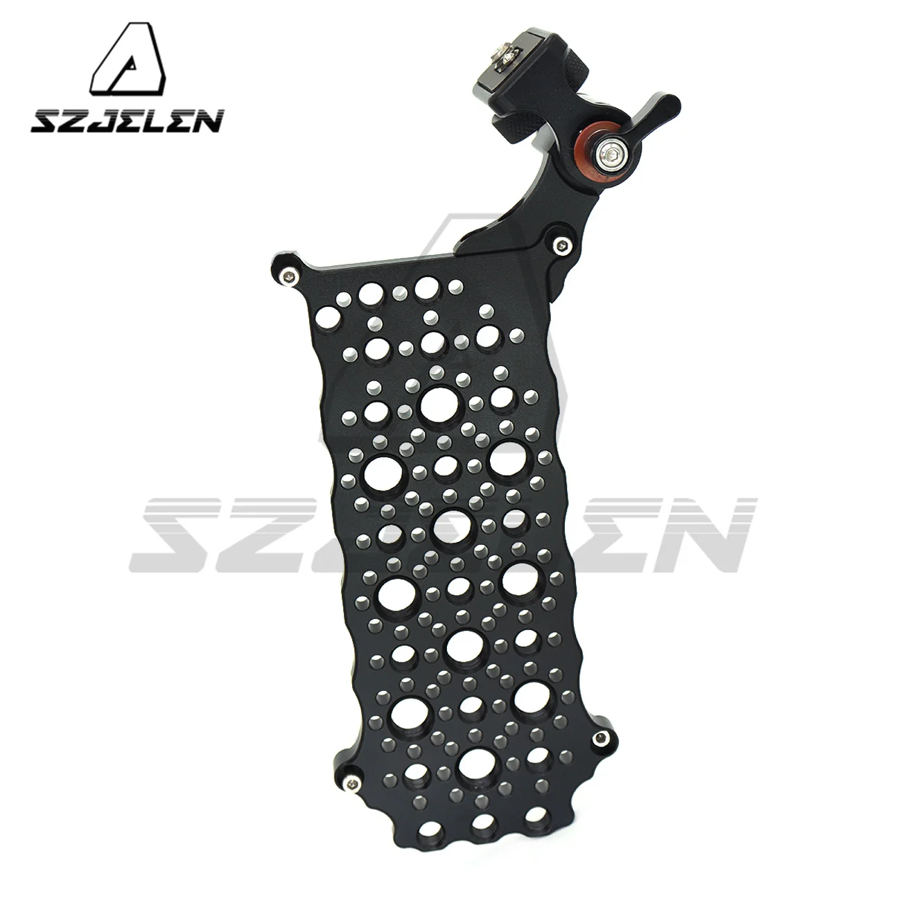 

TILTA Nucleus-M 2 Follow Focus Controller Monitor Bracket with 3/8 "and 1/4" Screw Hole Expansion Side Plates, Aluminum Material