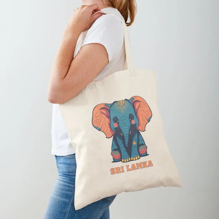 

Sri Lanka Elephant Tote Bag bags luxury women Women's shopper Gift bags Women's shopper bag