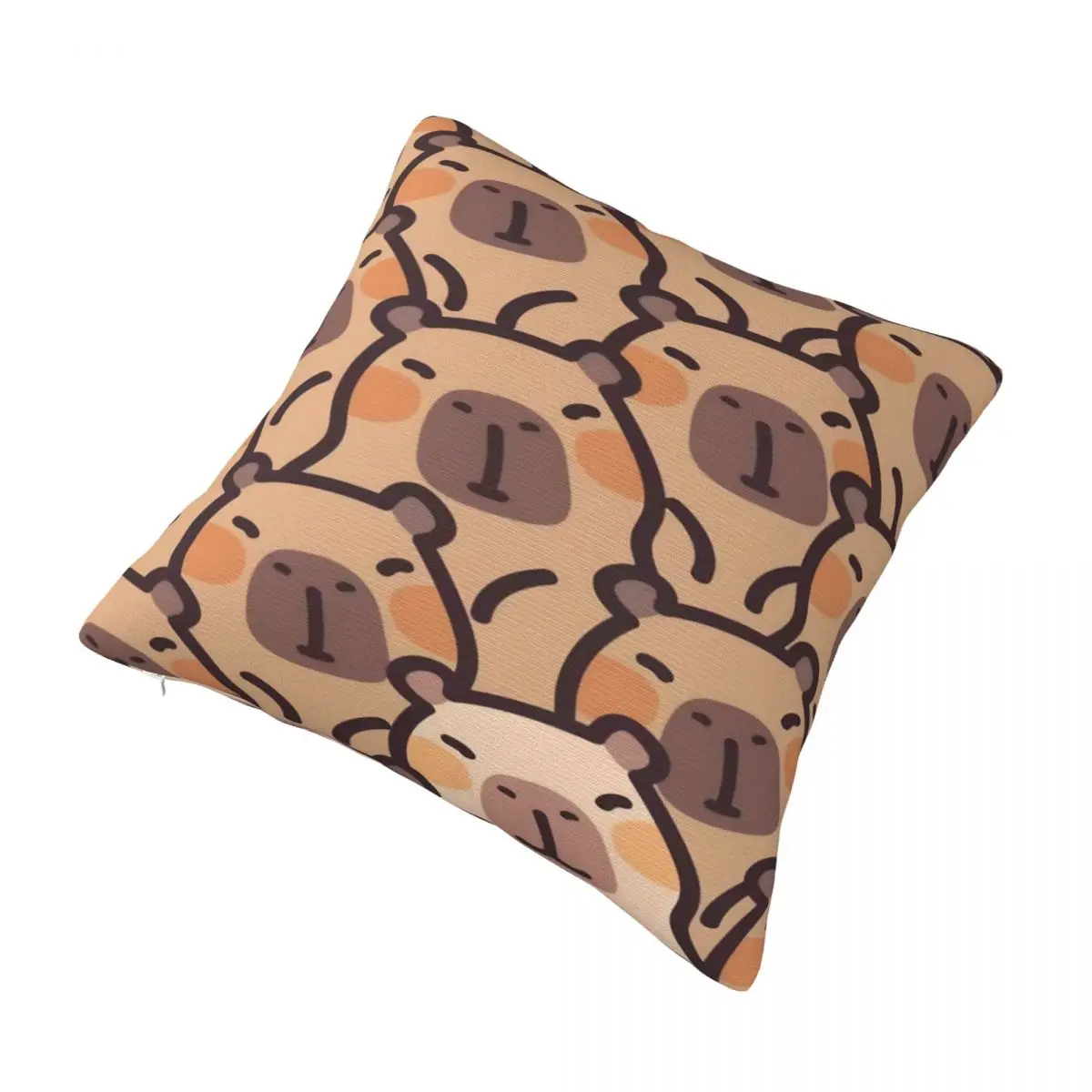 كابيبارا الكرتون كيس وسادة موردن وسادة غطاء لينة مخصص لتقوم بها بنفسك غطاء الوسادة سادات ل أريكة ديكور المنزل #3