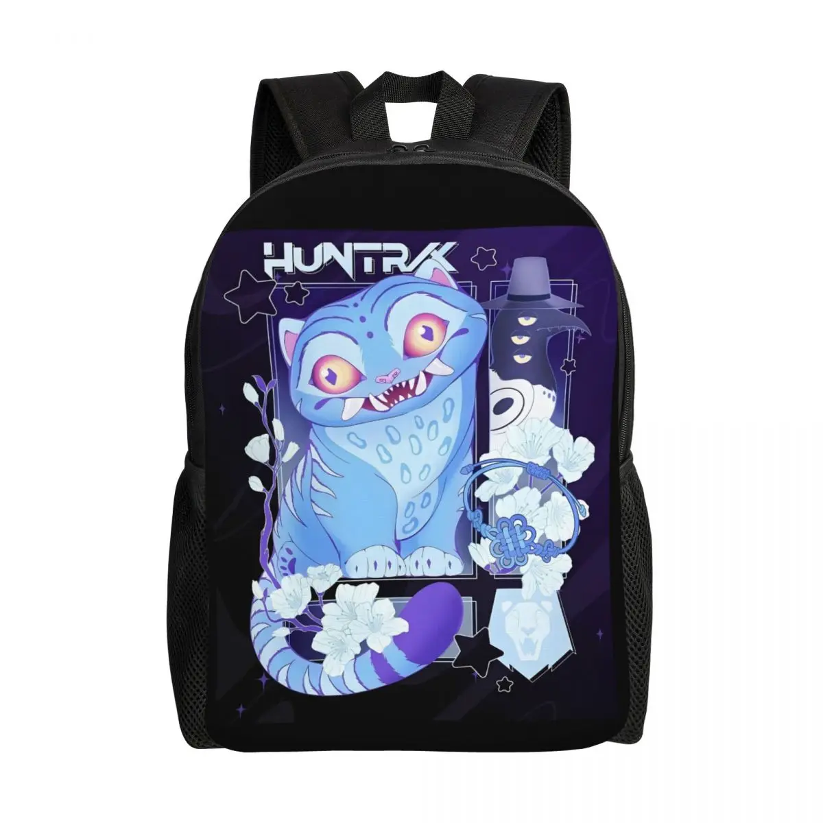 カスタム Kpop ハンターデーモンズバックパック男性女性用防水学校大学ハントリックスバッグプリントブックバッグ