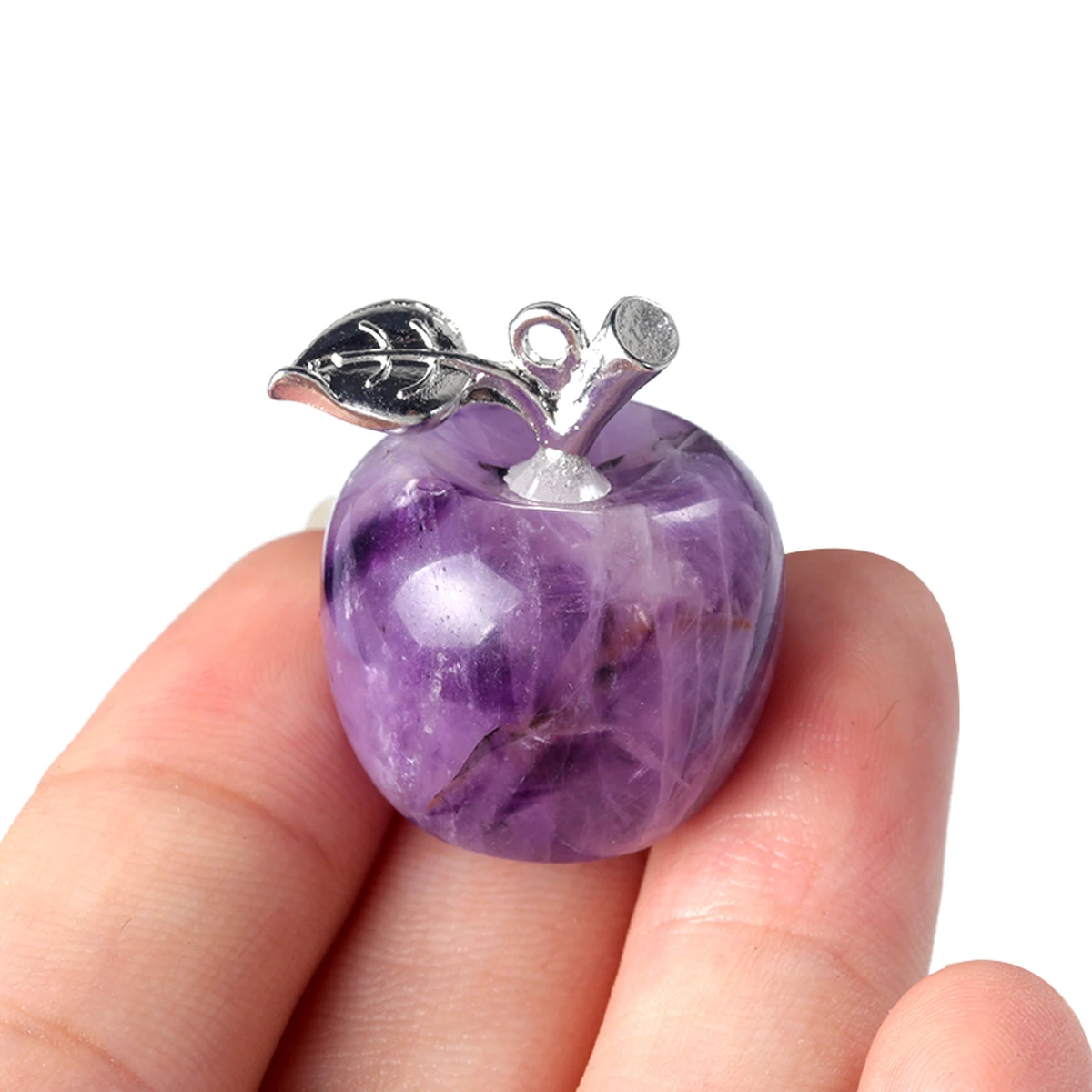 

2pcs Natural Semi Precious Stone Ornament Crystal Agates Beads Home Decoration Christmas Gift Accessories 16x20mm
