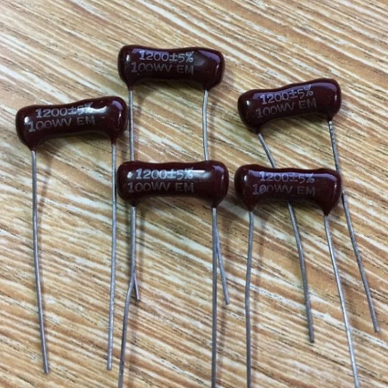 Condensatore in mica argento 5PCS 1200PF 100V 100V 1200PF