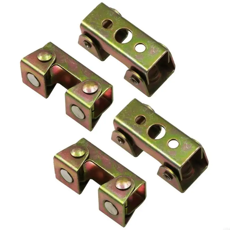 

24BA 4pcs Adjustable Welding Clamps V Type Pad For Metalworking Projects