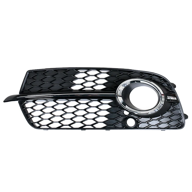 Car Front Bumper Side Fog Light Grill Mesh Honeycomb For Audi Q5 Sport S-line 2013 2014 2015 2016 2017 8RO807681S 8RO807682M