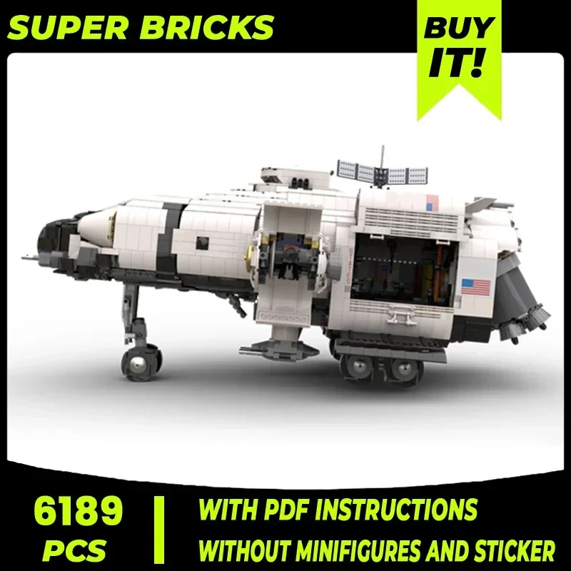 Moc Building Blocks Space Force Archangel Gunship Model Technical Bricks DIY Assembly Construction Toys For Child Holiday Gifts