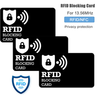 RFID Blocking Card One Card Protect Entire Wallet Purse NFC Contactless Bank Debit Credit Card Protector ID Guard Card Blocker