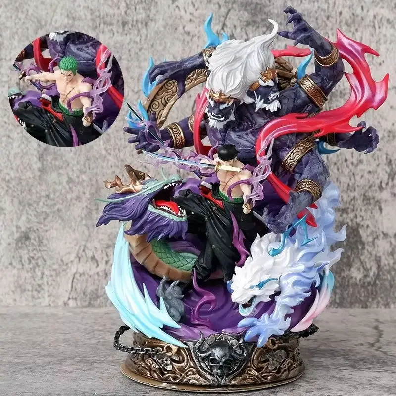 Une pièce Lx Zoro Enma le roi de l'enfer Pvc Action figurines d'anime Statue à la mode à collectionner décor modèle garçons anniversaires jouets cadeaux