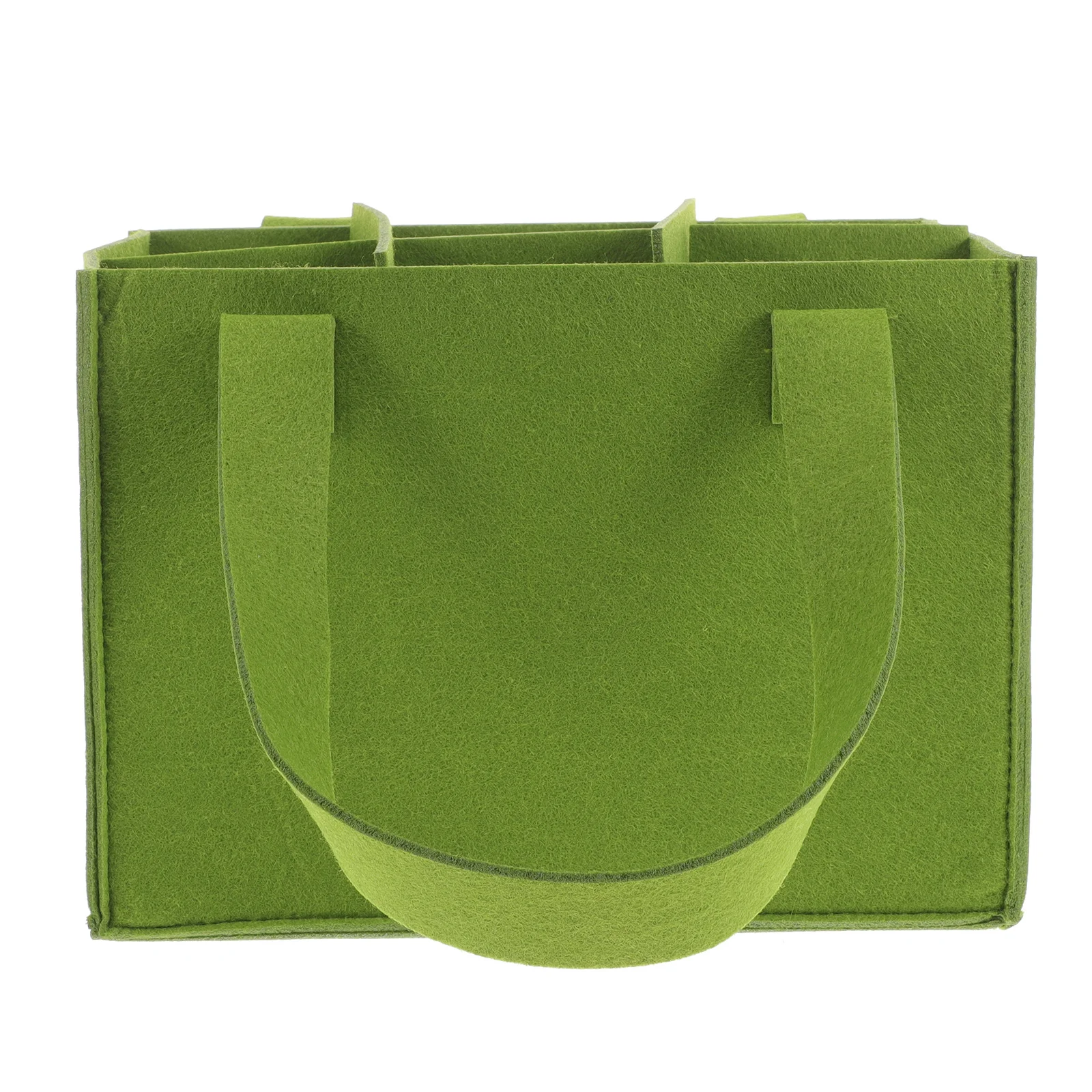 

Storage Wine Bag Felt Divided Reusable Carrying Portable Wine Bottle Practical Party Gift Divided Beer Bag