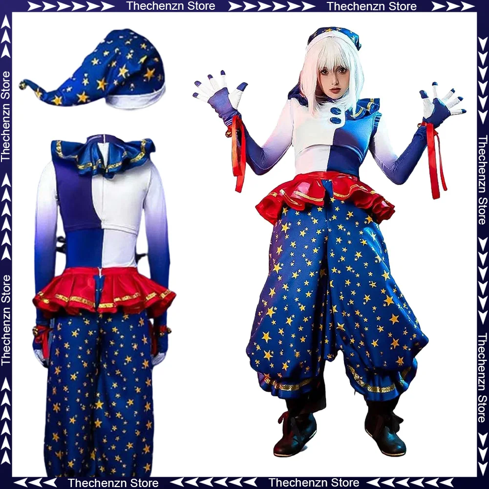 

Fancy Dress Moondrop Joker Cosplay For Women Clothing Horror Game Bear Costume Halloween Woman Roleplay Fantasia Party Outfits