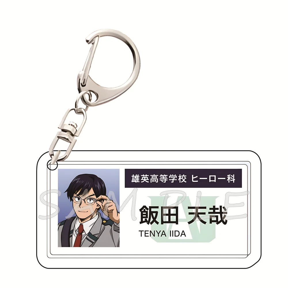 My Hero Academia 6cm Acryl-Schlüsselanhänger im UA High School Ausweis-Stil, Anime-Sammlerstück, Taschenanhänger, Auto-Schlüsselzubehör, Fan-Geschenk – Detail 8