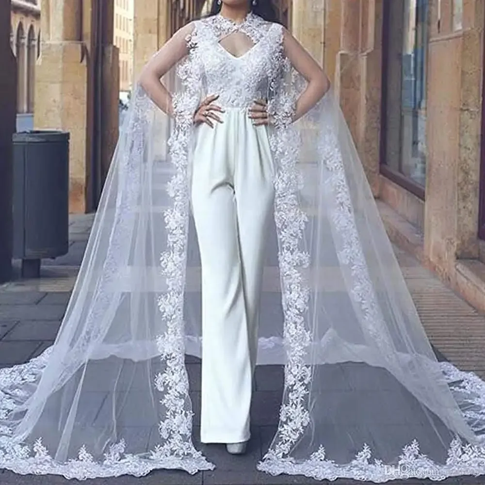 Frauen Schleier Umhang Tüll Spitze Applikation Hochzeit Umhänge Braut Wraps Zug Schals Umhang Hochzeit Zubehör weißen Umhang Bolero