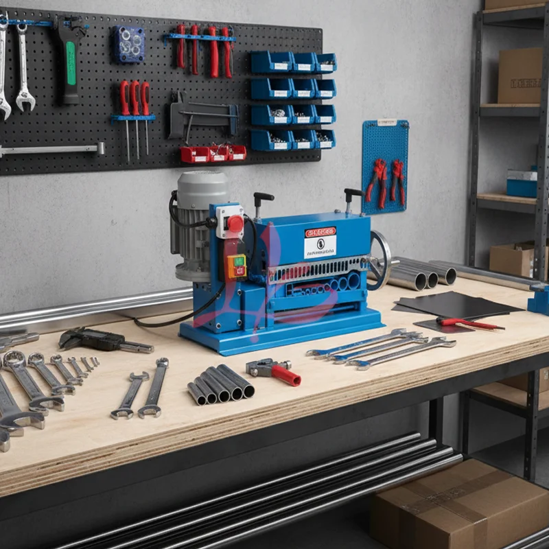 

Электрическая машина для зачистки проводов 370 Вт/750 Вт с лезвием для переработки меди 1-38 мм, инструмент для зачистки кабеля для удаления пластика и резины