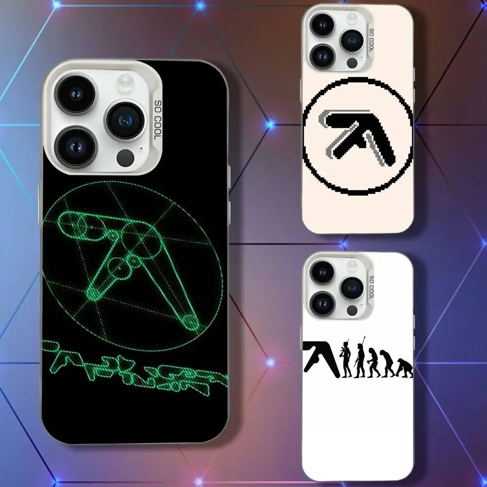

A-Aphexs T-Twins Art Phone Case For iPhone 16,15,14,13,12,11,Pro,XS,Max,Plus,Mini,SE White Candy Matte Shockproof Cover