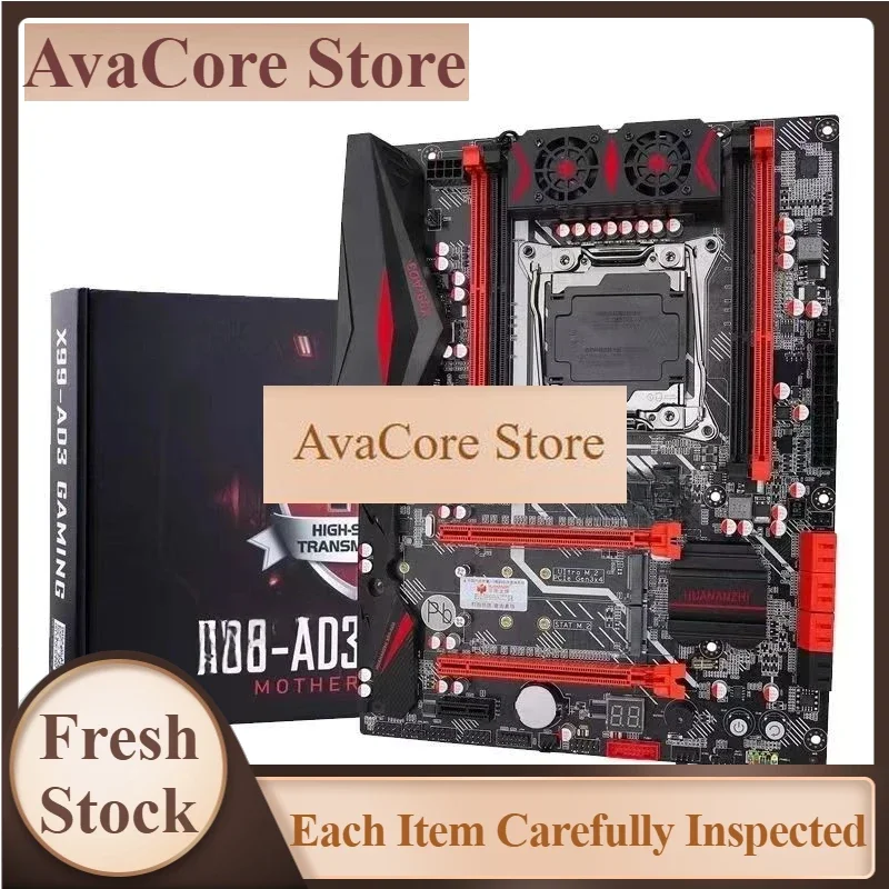 AvaCoreX99 Main Board Cpu Set Multi-open Studio Dual-channel Computer Main Board BD3 BD4 AD3 AD4